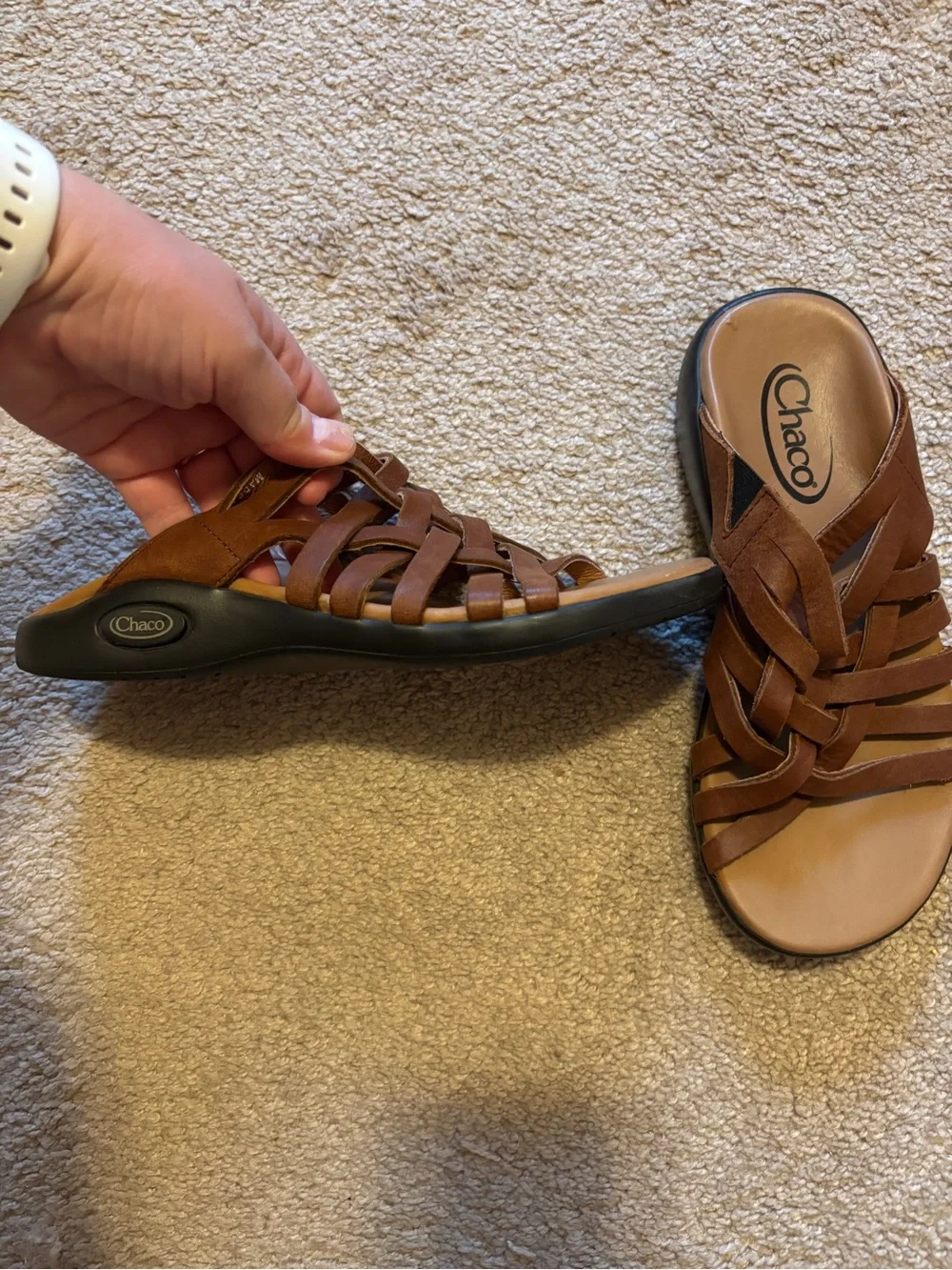 Chaco braided leather